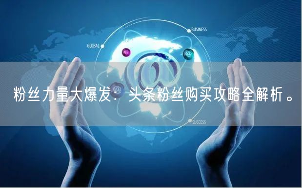 粉丝力量大爆发：头条粉丝购买攻略全解析。