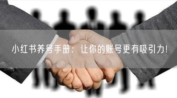 小红书养号手册：让你的账号更有吸引力！